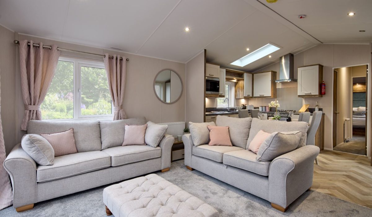 Inside of the Willerby Shearton caravan