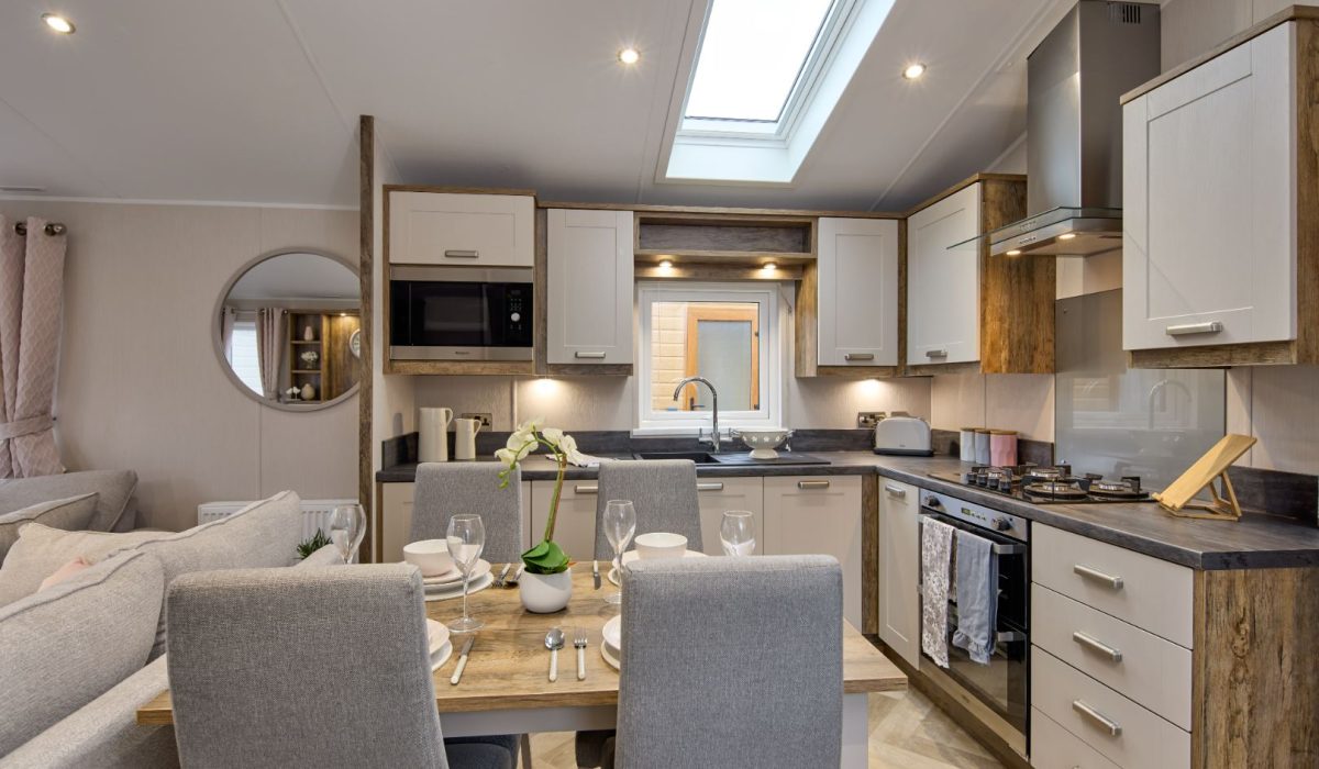 Inside of the Willerby Shearton caravan